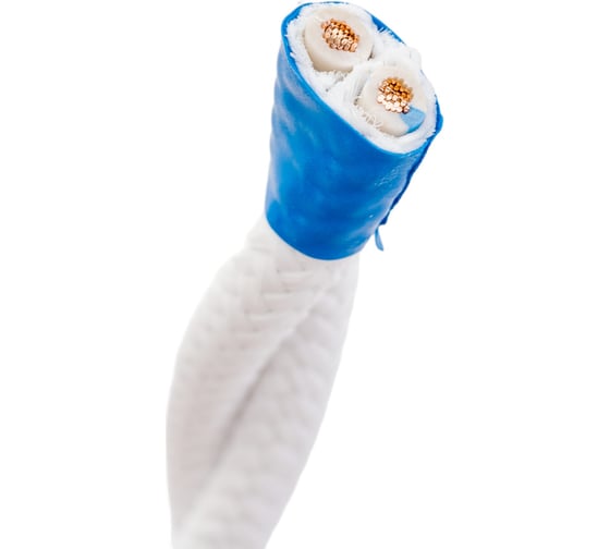 Провод Bironi 2x1,5 Белый (матовый) 50м B1-424-71-50