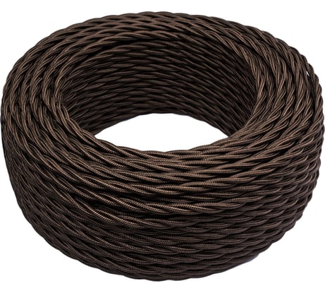 Провод Bironi 2x1,5 Коричневый (матовый) 50м B1-424-72-50