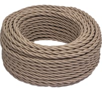 Провод Bironi 2x2,5 Капучино (матовый) 50м B1-425-716-50