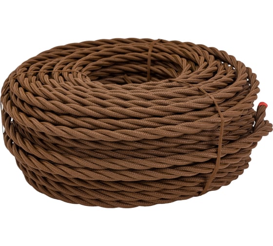 Провод Bironi 3x2,5 Коричневый (матовый) 50м B1-435-72-50