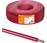 Провод TDM ELECTRIC ПуВ ПВ-1 1х6,0 ГОСТ 200м, красный SQ0124-0241