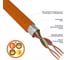 Кабель огнестойкий REXANT КПСЭнг(А)-FRLS 2x2x0,5 мм2, 200 м 01-4909-1 2