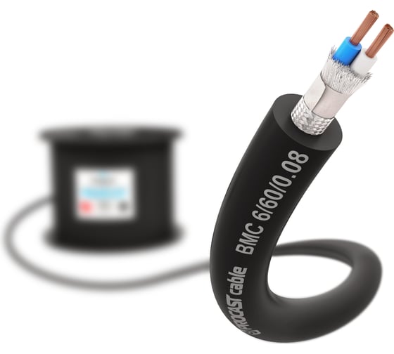 Балансный микрофонный кабель PROCAST cable BMC 6/60/0,08.100, 6mm, XLPE изоляция, 100 м НФ-00001853 1