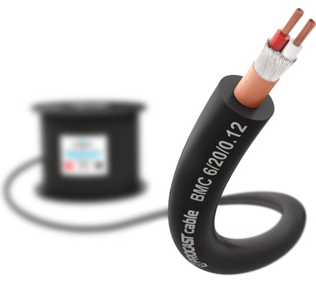 Балансный микрофонный кабель PROCAST cable BMC 6/20/0,12.3, диаметр 6mm, черный, 3 м НФ-00001842