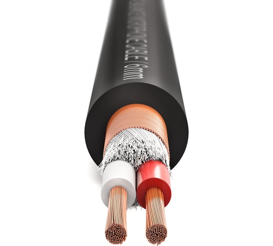 Балансный микрофонный кабель PROCAST cable BMC 6/20/0,12.3, диаметр 6mm, черный, 3 м НФ-00001842