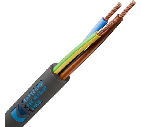 Провод ККЗ ПВС 3х2,5 черный 100 м KKZ40-00006946