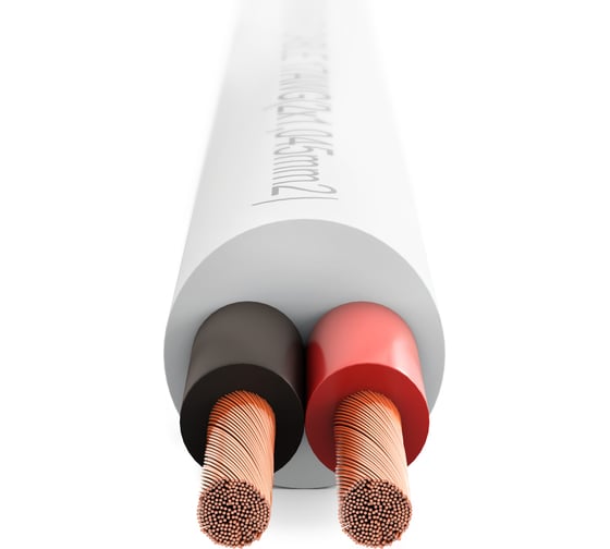 Акустический кабель PROCAST cable SJW 17.OFC.1,045.10, 17AWG 2x1,045mm2, PVC, белый, 10 м НФ-00001814