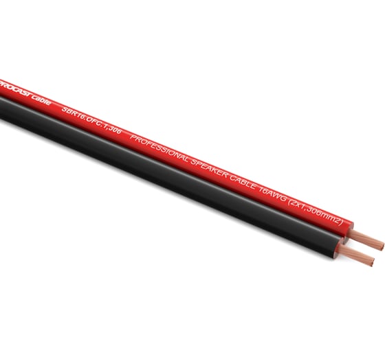 Акустический кабель PROCAST cable SBR 16.OFC.1,306.10, 16AWG 2x1,306mm2, красно-черный, 10м НФ-00001754