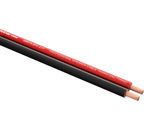 Акустический кабель PROCAST cable SBR 14.OFC.2,11.25, 14AWG 2x2,11mm2, красно-черный, 25 м НФ-00001762