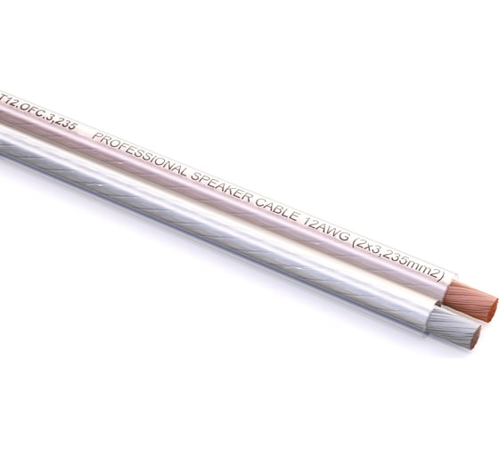 Акустический кабель PROCAST cable ST 12.OFC.3,235.15, 14AWG 2x3,235mm2, прозрачный, 15 м НФ-00001803