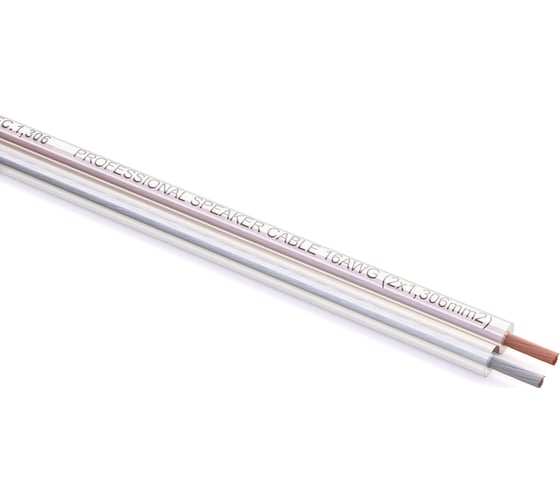 Акустический кабель PROCAST cable ST 16.OFC.1,306.15, 16AWG 2x1,306mm2, прозрачный, 15 м НФ-00001791