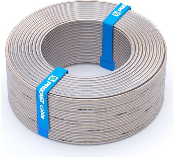 Акустический кабель PROCAST cable ST 16.OFC.1,306.15, 16AWG 2x1,306mm2, прозрачный, 15 м НФ-00001791