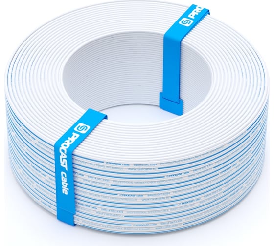 Акустический  кабель PROCAST cable SWH 18.OFC.0,824.25, 18AWG 2x0,824mm2, белый, 25 м НФ-00001780