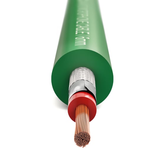 Небалансный микрофонный кабель PROCAST cable UMC 6/28/0,12.100, 6mm, зеленый, 100м НФ-00001835