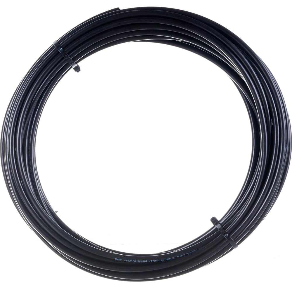 Коаксиальный кабель TWIST RG-6U, 75 Ом CCA, оплетка AL, черный, 15м ...