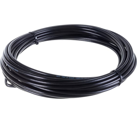 Коаксиальный кабель TWIST RG-6U, 75 Ом CCA, оплетка AL, черный, 15м TWCS-COAX-RG6-CCS-48-OUT-15
