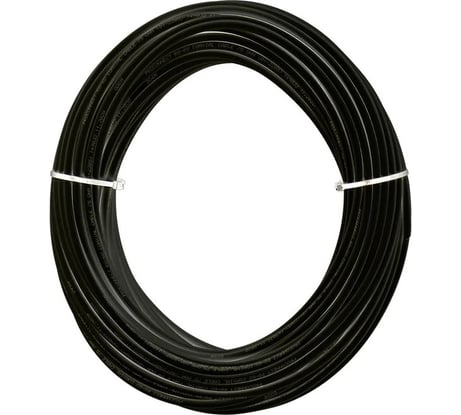 Коаксиальный кабель TWIST RG-6U, 75 Ом CCA, оплетка AL, черный, 25м TWCS-COAX-RG6-CCS-48-OUT-25