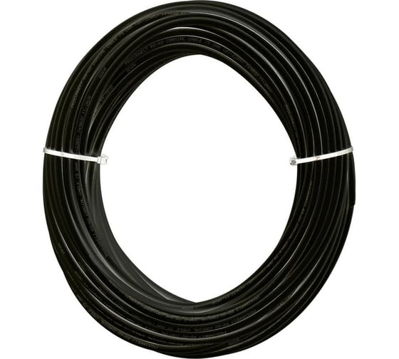 Коаксиальный кабель TWIST RG-6U, 75 Ом CCA, оплетка AL, черный, 30м TWCS-COAX-RG6-CCS-48-OUT-30 1
