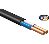 Кабель ВВГ-П нг(А) LS iTOK 2x1,5 ГОСТ (10 метров) i-KPP-VVGNG-LS-215-10