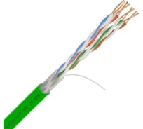 Омедненный кабель Netlink NL-CCA UTP 4PR 24 AWG CAT5е 305м внутренний, зеленый УТ-00000570