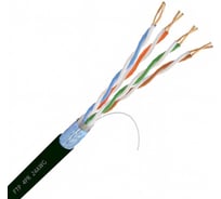 Омедненный кабель Netlink NL-CCA FTP 4PR 24 AWG CAT5е 305м внешний УТ-00000565