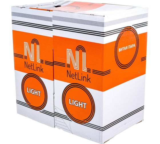 Омедненный кабель Netlink NL-CCA FTP 4PR 24 AWG CAT5е 305м внешний УТ-00000565