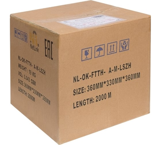 Внешний оптический кабель Netlink NL-OK-FTTH-2A-M УТ000002938