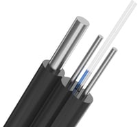 Оптический внешний кабель Netlink NL-OK-FTTH-8A-M2 (8 волокон с проволокой) УТ000003620