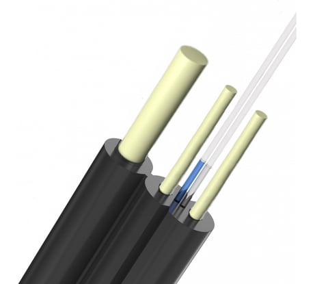 Оптический внешний кабель Netlink NL-OK-FTTH-8A-А2 (8 волокно с доп. стеклопрутком) УТ000004886