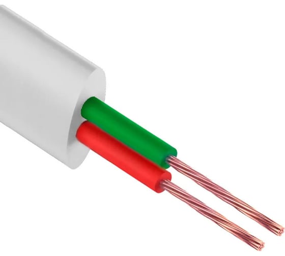 Телефонный кабель TWIST 2 жилы многожильный 100 м, белый, TWST-RCF2X-100