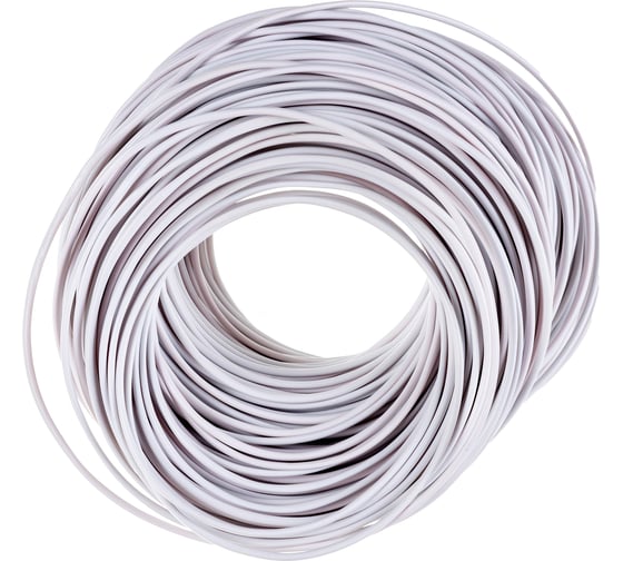 Телефонный кабель TWIST 2 жилы многожильный 100 м, белый, TWST-RCF2X-100