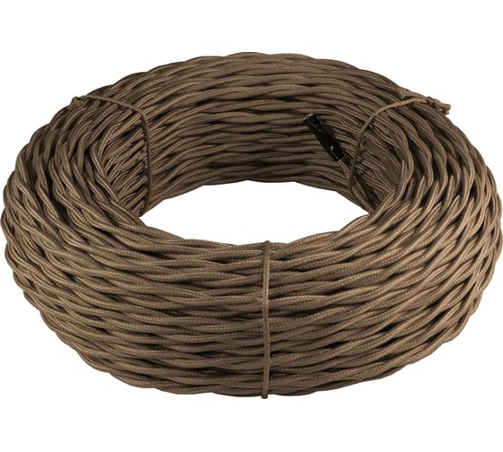 Провод Retrika 2x1.5 капучино, 50м RP-21505