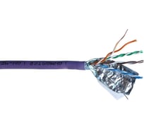 Кабель LANMASTER FTP, 4 пары, Кат. 5e, нг(А)-HFLTx, фиолетовый, 305м в кат., LAN-5EFTP-HFLT-VI