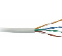 Кабель LANMASTER UTP, 4 пары, Кат. 5e, LSZH, серый, 305м в кат., LAN-5EUTP-LSZH-GY