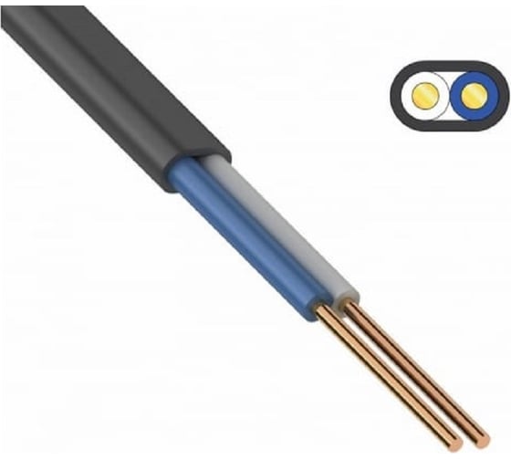 Кабель ВВГ-П нг(А) iTOK 2x2,5 ГОСТ (30 метров) i-KPP-VVGNG-225-30