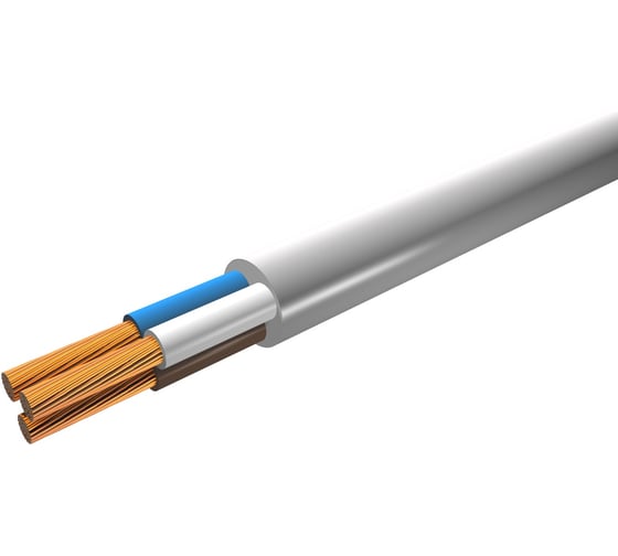 Провод ПВСн iTOK 3x4 ГОСТ белый (30 метров) i-KPP-PVSN-340-30-W 1