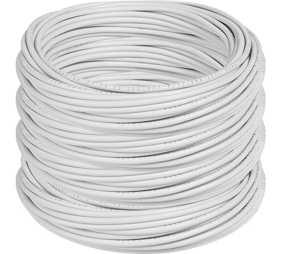 Провод ПуВ TDM ELECTRIC (ПВ-1) 1x1,0 ГОСТ (800м), белый SQ0124-0215