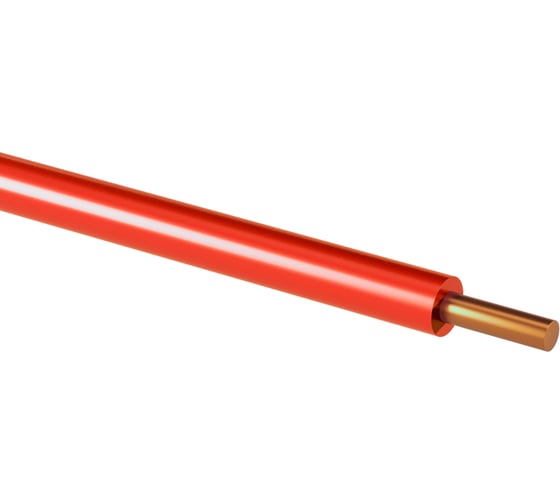 Провод ПуВ TDM ELECTRIC (ПВ-1) 1x2,5 ГОСТ (500м), красный SQ0124-0229