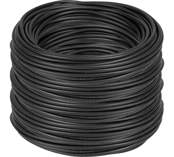 Провод ПуВ TDM ELECTRIC (ПВ-1) 1x4,0 ГОСТ (300м), черный SQ0124-0234