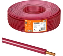 Провод ПуВ TDM ELECTRIC 1x4,0 ГОСТ (100м), красный SQ0124-1343