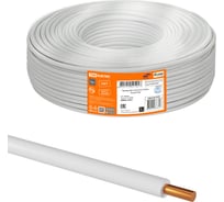 Провод ПуВ TDM ELECTRIC 1x6,0 ГОСТ (100м), белый SQ0124-1347