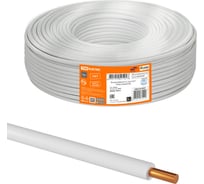 Провод ПуВнг(А)-LS TDM ELECTRIC 1x6,0 ГОСТ (100м), белый SQ0124-0347