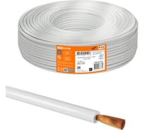 Провод ПуГВ TDM ELECTRIC 1x1,0 ГОСТ (100м), белый SQ0124-1523