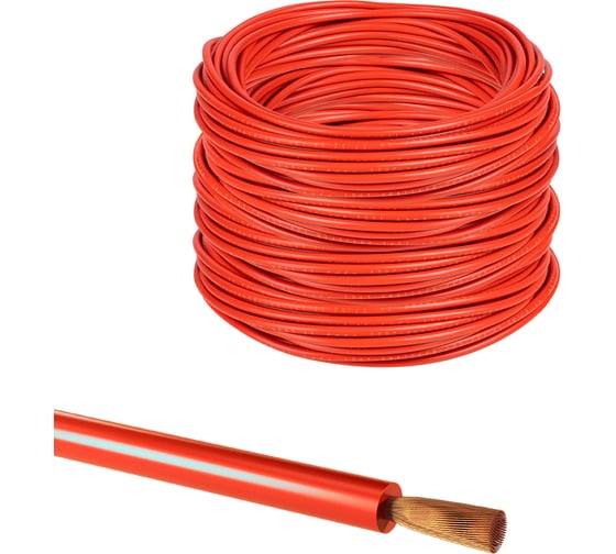 Провод TDM ELECTRIC ПуГВнг(А)-LS 1x0,5 ГОСТ (1000м), красный SQ0124-0759