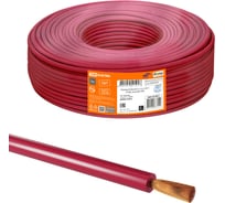 Провод TDM ELECTRIC ПуГВнг(А)-LS 1x1,5 ГОСТ (100м), красный SQ0124-0831