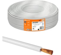 Провод TDM ELECTRIC ПуГВнг(А)-LS 1x6,0 ГОСТ (100м), белый SQ0124-0847
