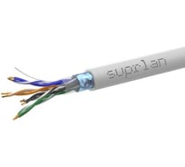 Сетевой интернет кабель витая пара SUPRLAN медный экранированный Standard FTP Cat.5e 4x2xAWG24 Cu PVC внутренний 305м 01-1031-1
