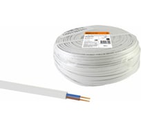Шнур TDM ELECTRIC ШВВП 2x0,5 ГОСТ на катушке (700м), белый SQ0120-0078