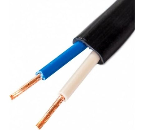 Плоский негорючий низкотоксичный кабель ЭлПроКабель ВВГп-нг(А) LSLTx 2x2,5 (20М) ГОСТ 4630017846429