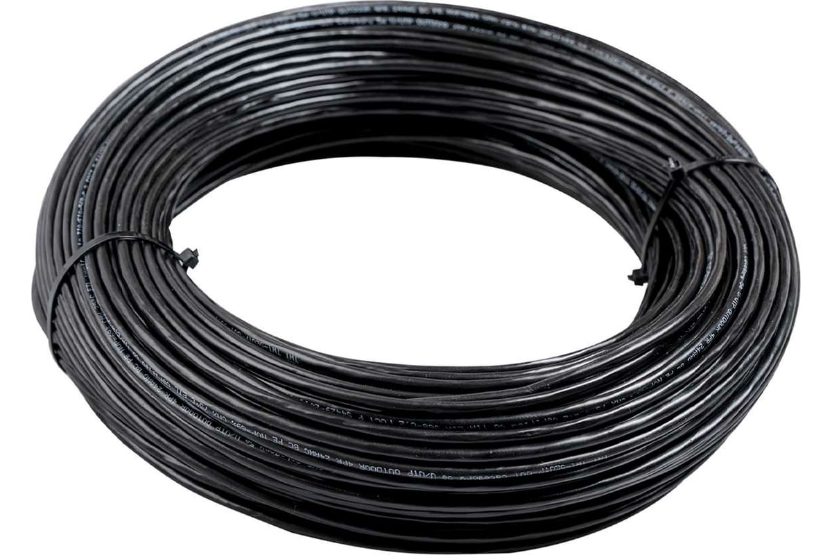 Кабель витая пара TWIST 100м, U/UTP, 2PR, cat. 5e, Cu, PE, 24 AWG, outdoor  TWT2-5EUTP-OUT/100